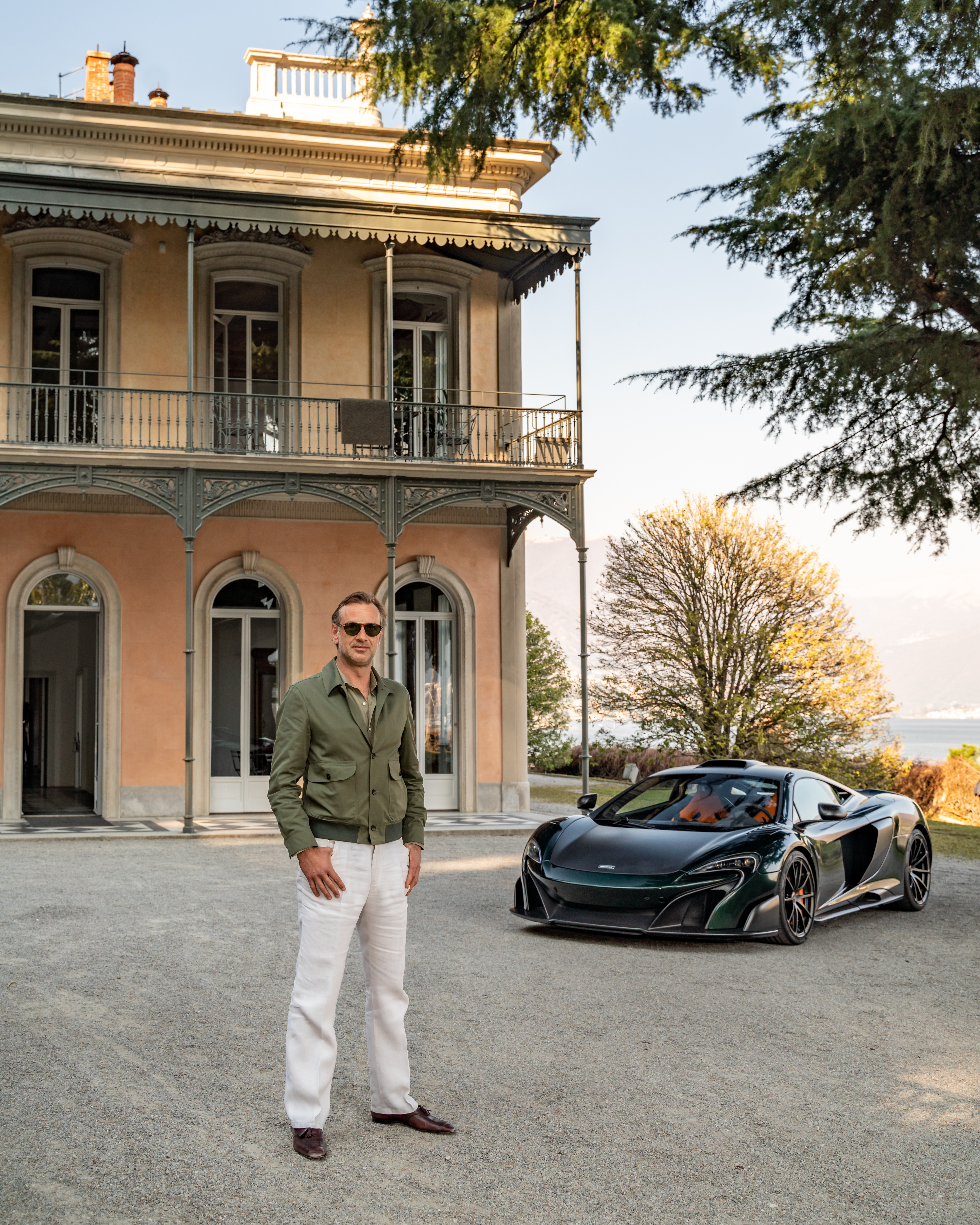 Gugliemo Miani with the McLaren 675 LT MSO 2 Semanal Clásico 